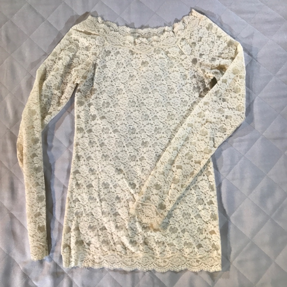 Free People Lace Top
